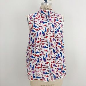 EUC Prada silk blouse